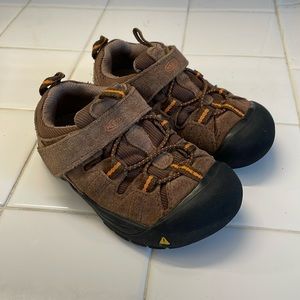 Infants/Childrens Keen Brown Leather Shoes Size 7